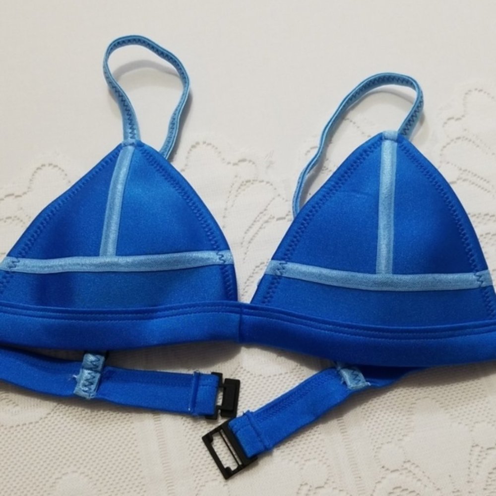 Triangl Bright Blue Bikini Top